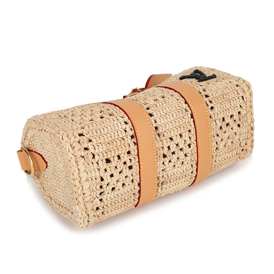 並行輸入 ルイヴィトン ショルダーバッグ Louis Vuitton ダミエ・ラフィア キーポル・バンドリエール 25 M25010ユニセックス ベージュ | LOUIS VUITTON | 02