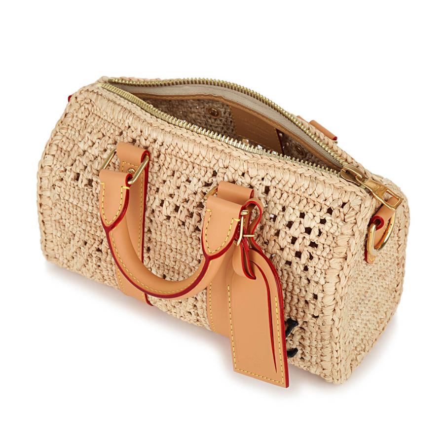 並行輸入 ルイヴィトン ショルダーバッグ Louis Vuitton ダミエ・ラフィア キーポル・バンドリエール 25 M25010ユニセックス ベージュ | LOUIS VUITTON | 03