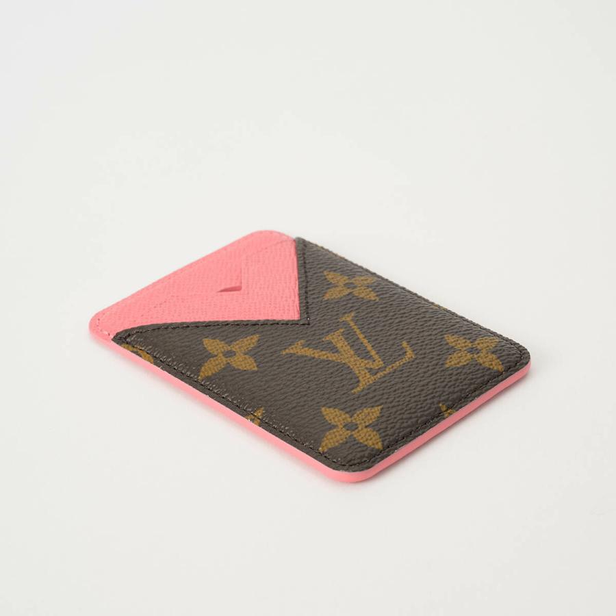 並行輸入 ルイヴィトン カードケース Louis Vuitton モノグラム ポルト カルト・マグネット M25660 レディース ブラウン 茶 ピンク | LOUIS VUITTON | 02