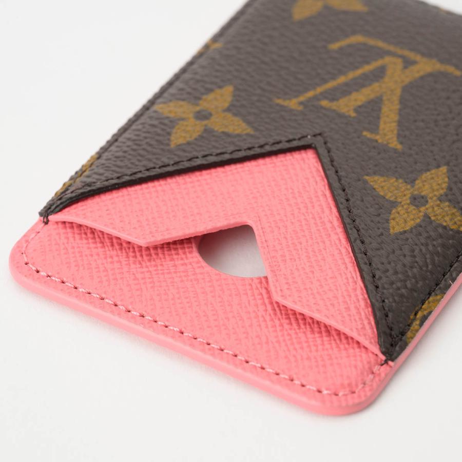 並行輸入 ルイヴィトン カードケース Louis Vuitton モノグラム ポルト カルト・マグネット M25660 レディース ブラウン 茶 ピンク | LOUIS VUITTON | 06