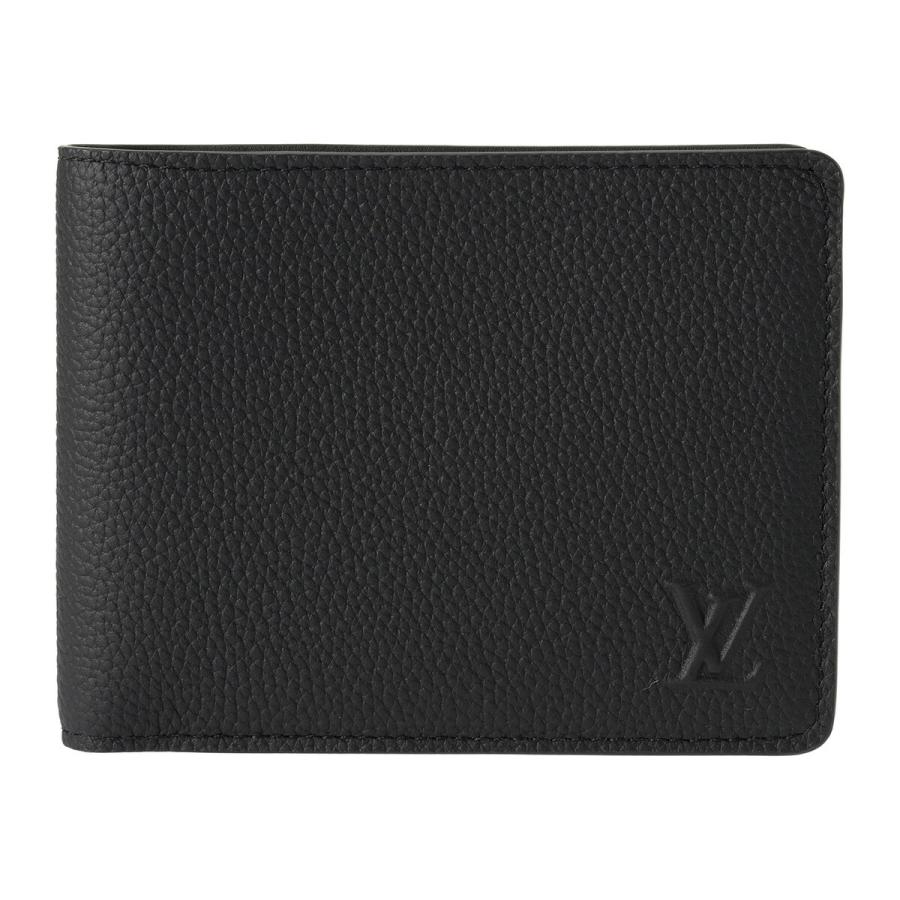 並行輸入 ルイヴィトン 2つ折り財布 Louis Vuitton アエログラム ポルトフォイユ・ミュルティプル M25945メンズ ブラック 黒 爆買 | LOUIS VUITTON