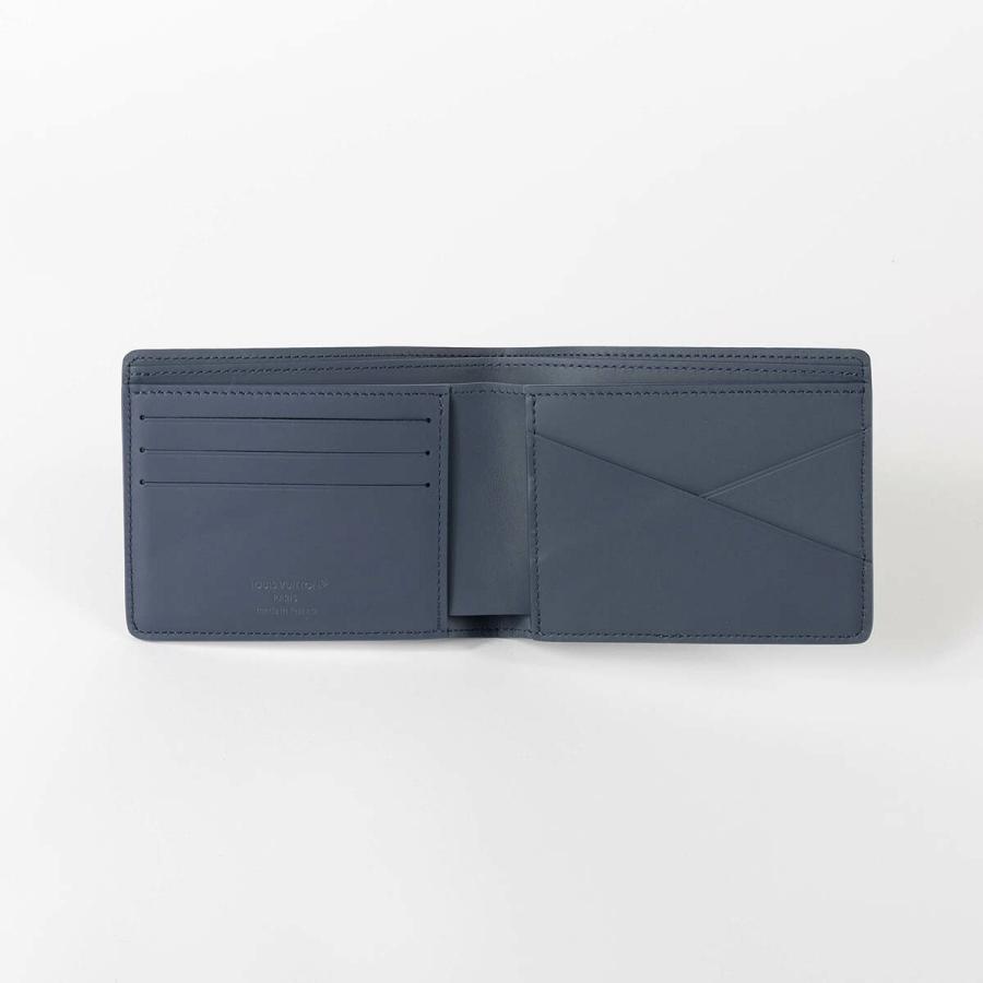 並行輸入 ルイヴィトン 2つ折り財布 Louis Vuitton LV アエログラム ポルトフォイユ・ミュルティプル M25983 メンズ ネイビー | LOUIS VUITTON | 03