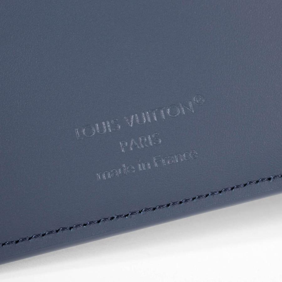 並行輸入 ルイヴィトン 2つ折り財布 Louis Vuitton LV アエログラム ポルトフォイユ・ミュルティプル M25983 メンズ ネイビー | LOUIS VUITTON | 07