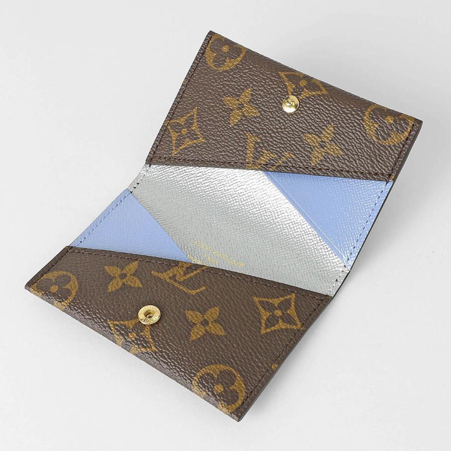 並行輸入 ルイヴィトン カードケース Louis Vuitton モノグラム ポルト カルト・スリム M26900レディース ブラウン 茶 ブルー系 | LOUIS VUITTON | 04