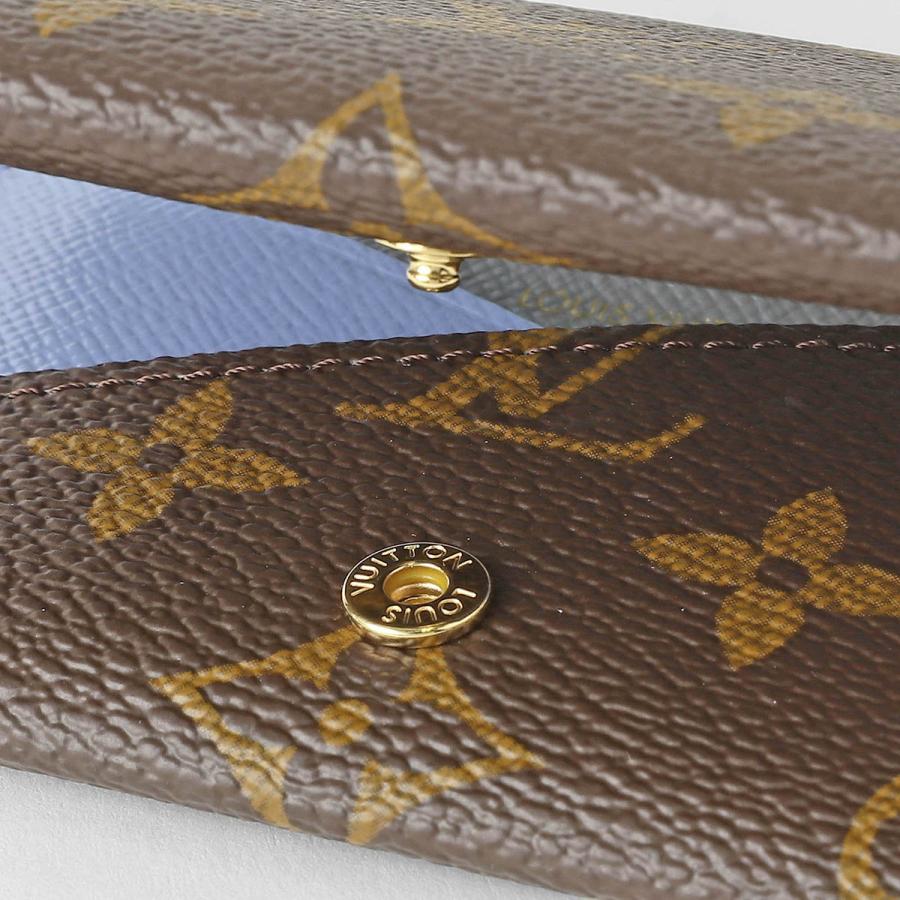 並行輸入 ルイヴィトン カードケース Louis Vuitton モノグラム ポルト カルト・スリム M26900レディース ブラウン 茶 ブルー系 | LOUIS VUITTON | 06