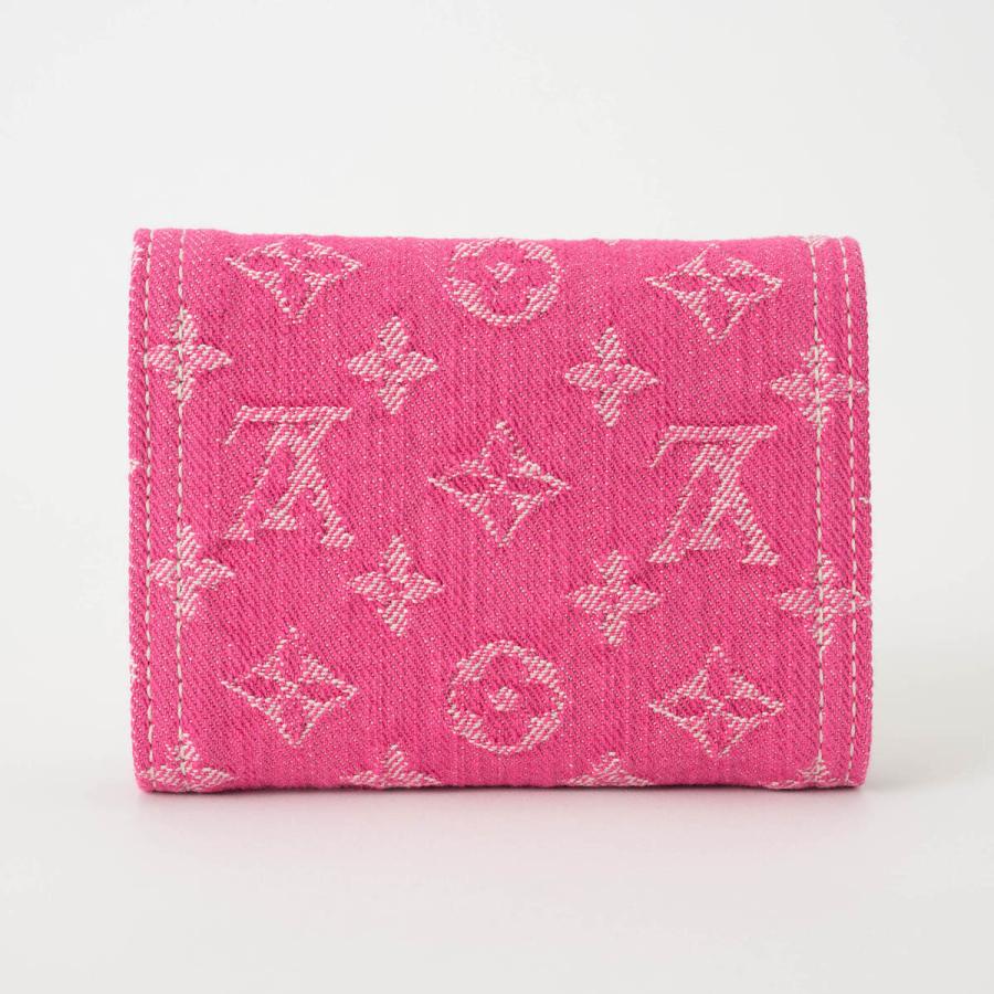 並行輸入 ルイヴィトン 3つ折り財布 Louis Vuitton モノグラム・デニム ポルトフォイユ・ヴィクトリーヌ M27707 レディース ピンク | LOUIS VUITTON | 01