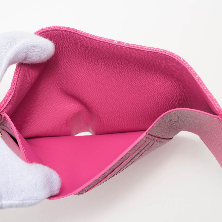 並行輸入 ルイヴィトン 3つ折り財布 Louis Vuitton モノグラム・デニム ポルトフォイユ・ヴィクトリーヌ M27707 レディース ピンク | LOUIS VUITTON | 05