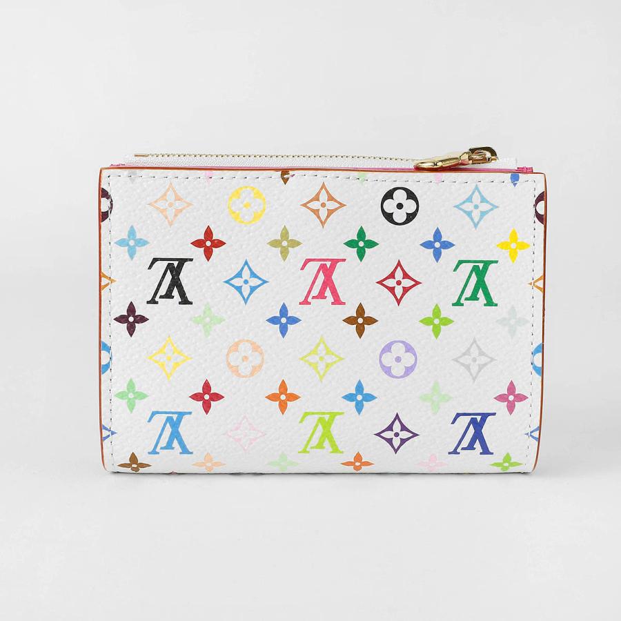 並行輸入 ルイヴィトン 2つ折り財布 Louis Vuitton ルイ・ヴィトン×村上隆 ポルトフォイユ・リサ M27736レディース ホワイト 白 マルチカラー | LOUIS VUITTON | 01
