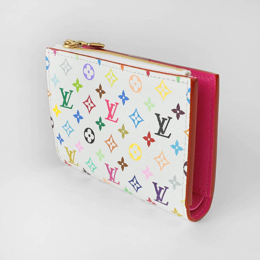 並行輸入 ルイヴィトン 2つ折り財布 Louis Vuitton ルイ・ヴィトン×村上隆 ポルトフォイユ・リサ M27736レディース ホワイト 白 マルチカラー | LOUIS VUITTON | 03