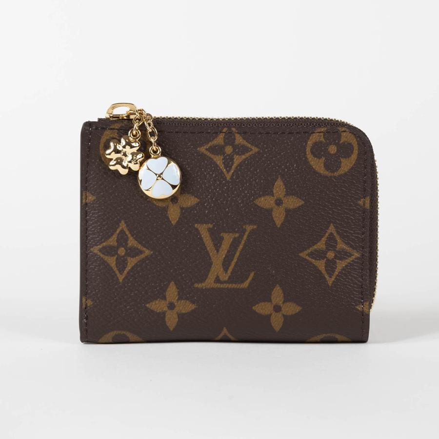 並行輸入 ルイヴィトン コインケース Louis Vuitton モノグラム ポルトフォイユ・ノア M27768 レディース ブラウン 茶 ブルー 青 | LOUIS VUITTON