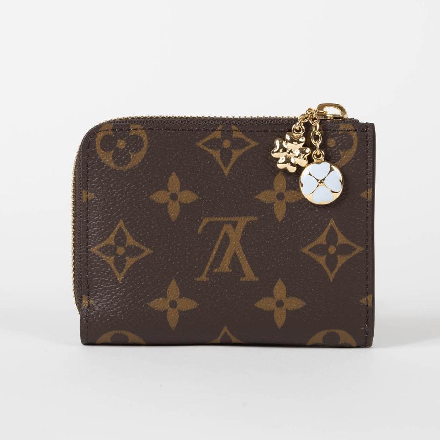 並行輸入 ルイヴィトン コインケース Louis Vuitton モノグラム ポルトフォイユ・ノア M27768 レディース ブラウン 茶 ブルー 青 | LOUIS VUITTON | 01