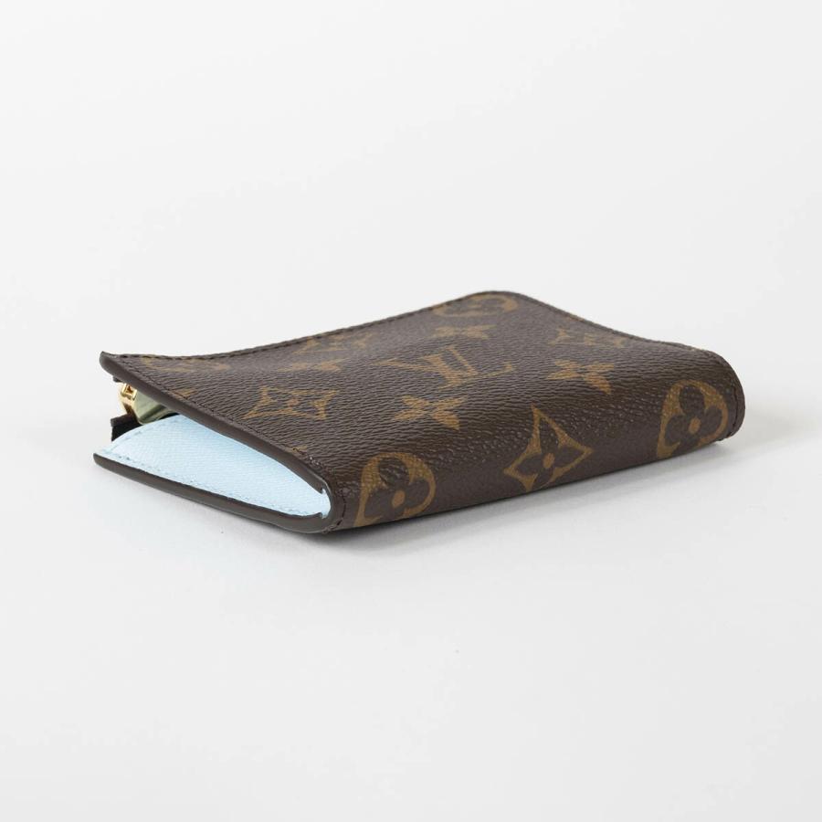 並行輸入 ルイヴィトン コインケース Louis Vuitton モノグラム ポルトフォイユ・ノア M27768 レディース ブラウン 茶 ブルー 青 | LOUIS VUITTON | 02