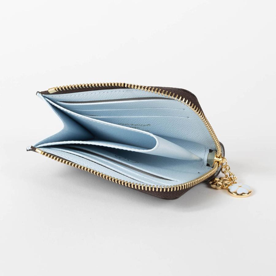 並行輸入 ルイヴィトン コインケース Louis Vuitton モノグラム ポルトフォイユ・ノア M27768 レディース ブラウン 茶 ブルー 青 | LOUIS VUITTON | 04