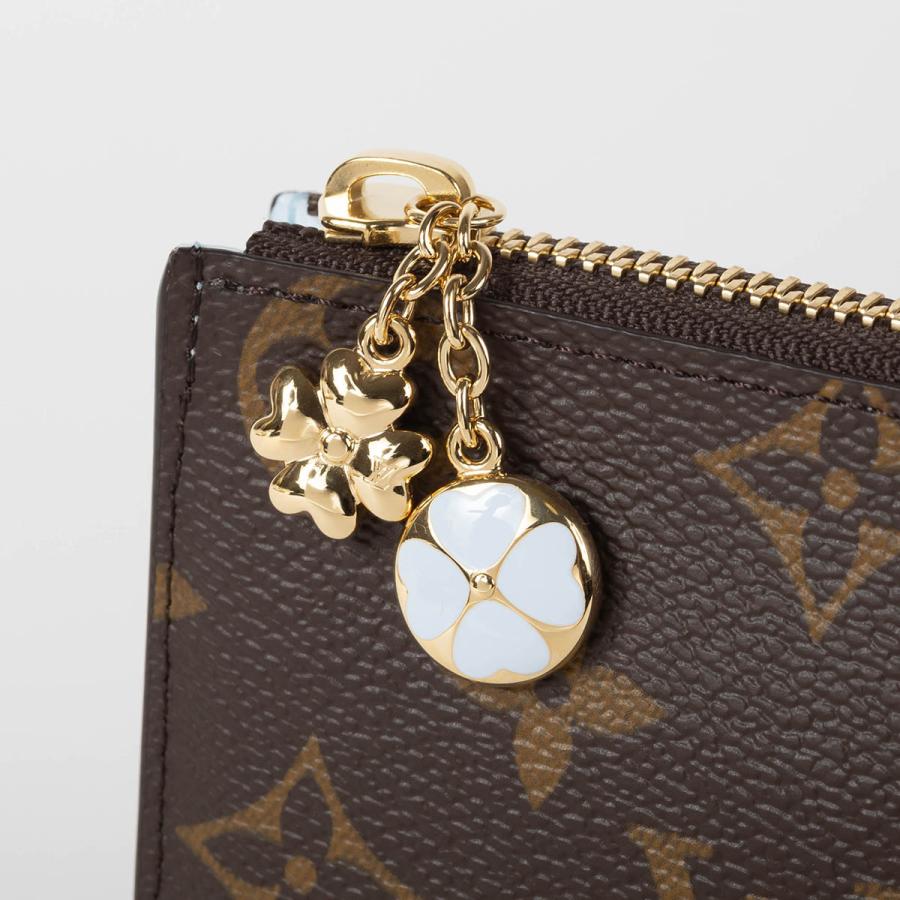 並行輸入 ルイヴィトン コインケース Louis Vuitton モノグラム ポルトフォイユ・ノア M27768 レディース ブラウン 茶 ブルー 青 | LOUIS VUITTON | 05