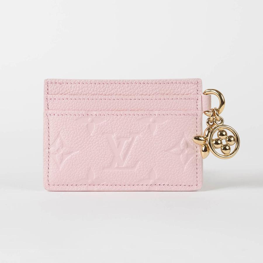 並行輸入 ルイヴィトン カードケース Louis Vuitton モノグラム アンプラント ポルト カルト・LV チャーム M27888 レディース ピンク 爆買 | LOUIS VUITTON | 01
