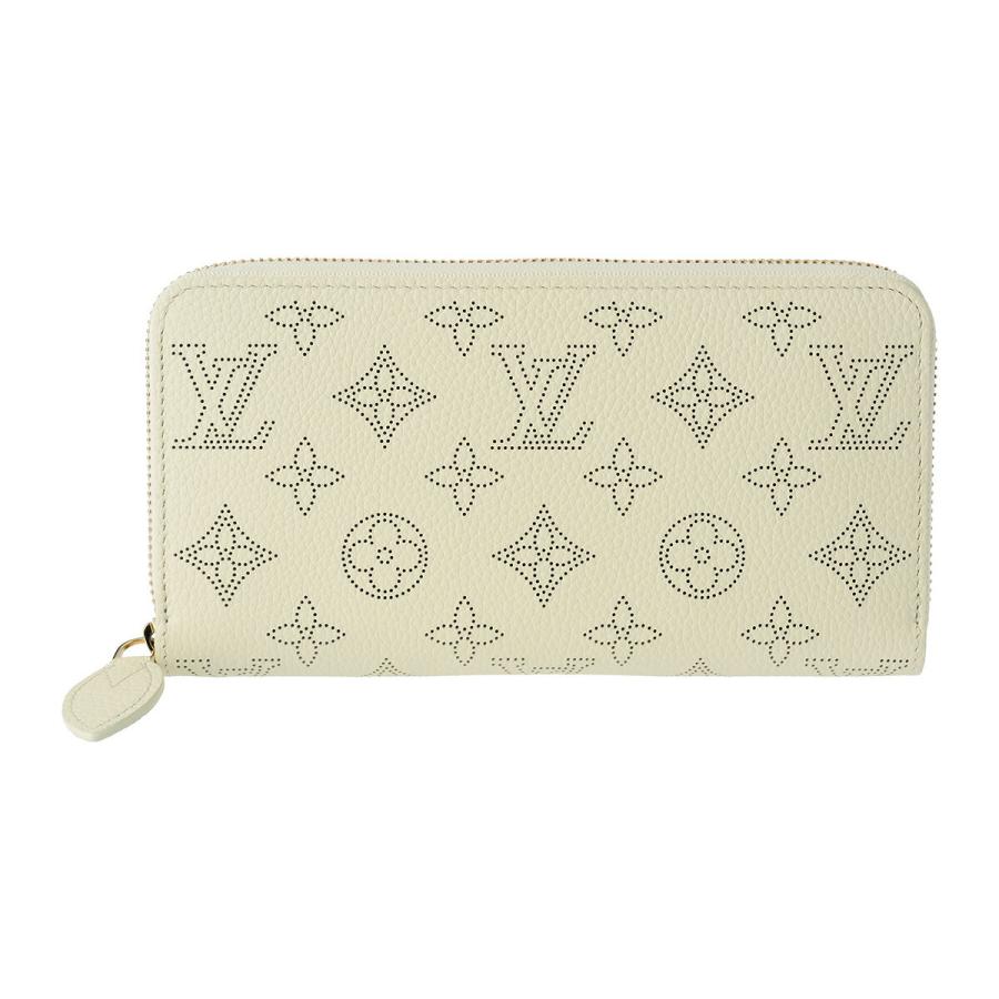 並行輸入 ルイヴィトン 長財布(ラウンドファスナー) Louis Vuitton マヒナ ジッピー・ウォレット M28066 レディース ライトグリーン 黄緑 | LOUIS VUITTON
