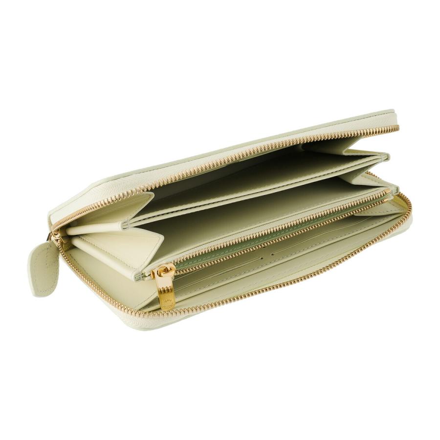 並行輸入 ルイヴィトン 長財布(ラウンドファスナー) Louis Vuitton マヒナ ジッピー・ウォレット M28066 レディース ライトグリーン 黄緑 | LOUIS VUITTON | 03