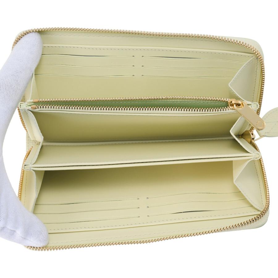 並行輸入 ルイヴィトン 長財布(ラウンドファスナー) Louis Vuitton マヒナ ジッピー・ウォレット M28066 レディース ライトグリーン 黄緑 | LOUIS VUITTON | 04