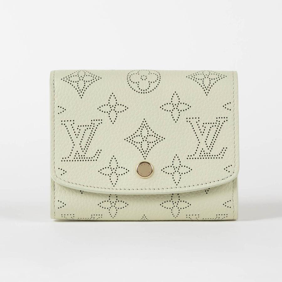 並行輸入 ルイヴィトン 2つ折り財布 Louis Vuitton マヒナ ポルトフォイユ・イリス コンパクト M28068 レディース ペールグリーン 薄緑 爆買 | LOUIS VUITTON