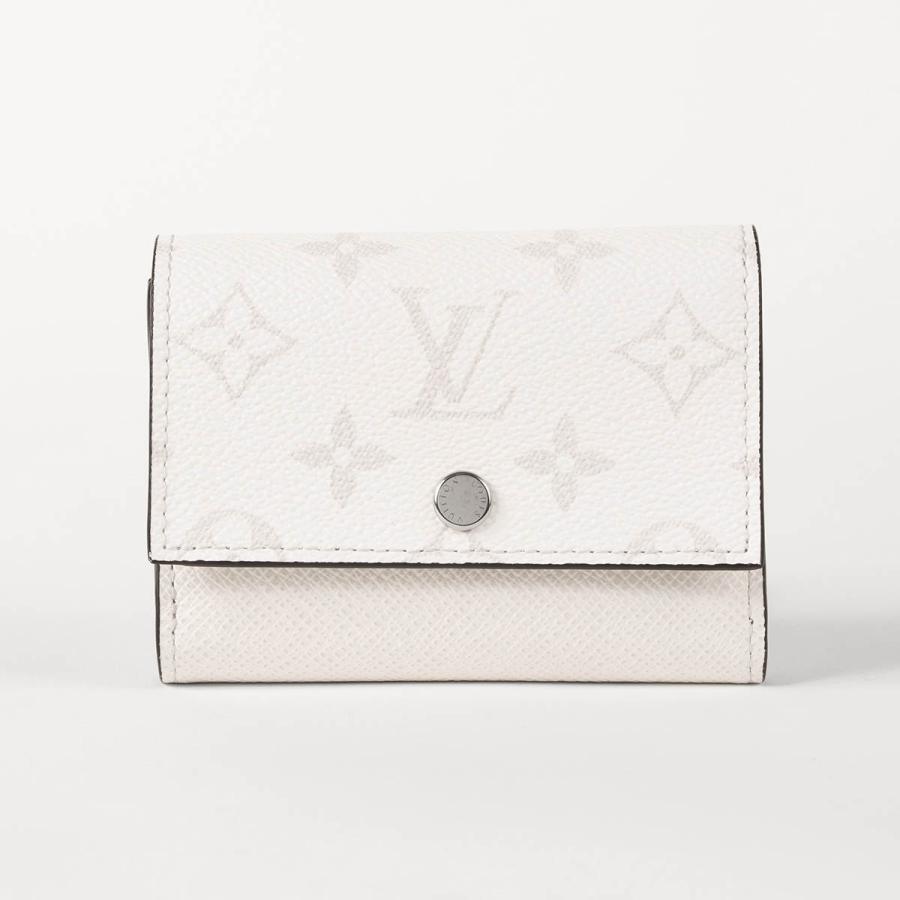 並行輸入 ルイヴィトン 3つ折り財布 Louis Vuitton タイガラマ ヴィクター・ウォレット M28069 メンズ ホワイト 白 | LOUIS VUITTON