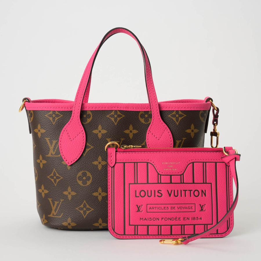 並行輸入 ルイヴィトン トートバッグ Louis Vuitton モノグラム ネヴァーフル・インサイドアウト BB M28348 レディース ピンク ブラウン 茶 | LOUIS VUITTON | 05