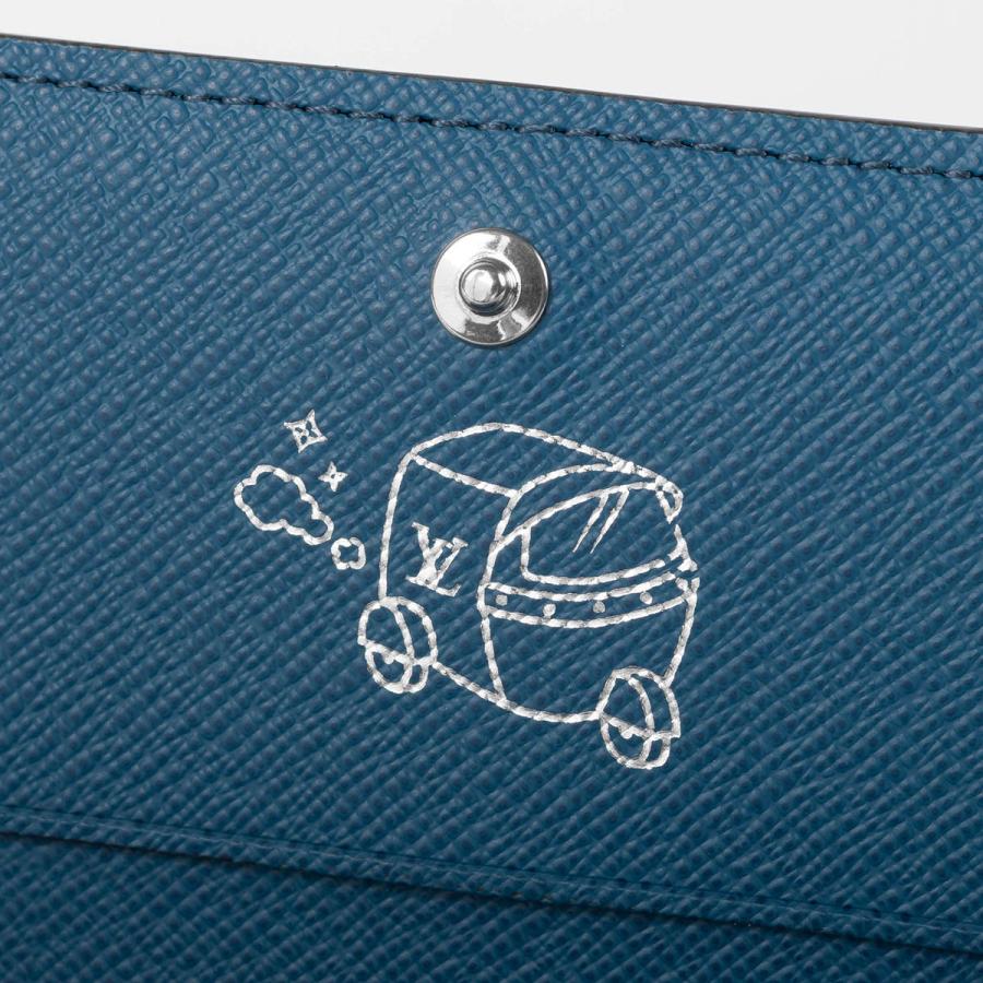 並行輸入 ルイヴィトン カードケース Louis Vuitton モノグラム ピグメント アンヴェロップ・カルト ドゥ ヴィジット M28391 メンズ ブルー 青 爆買 | LOUIS VUITTON | 06