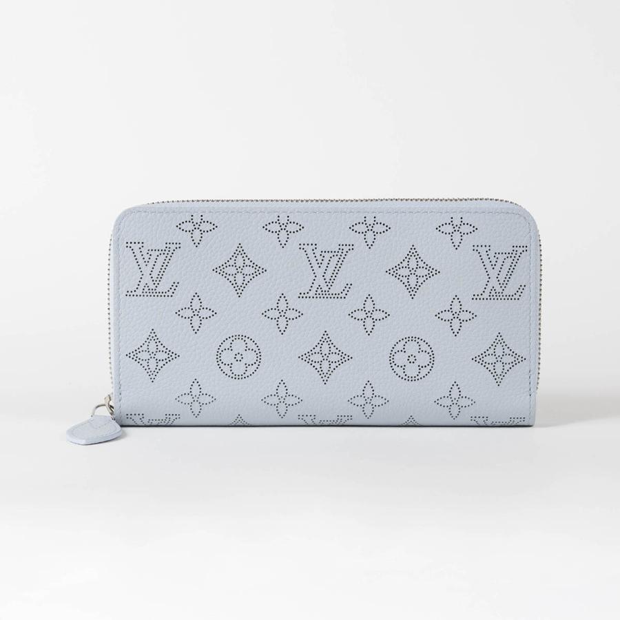 並行輸入 ルイヴィトン 長財布(ラウンドファスナー) Louis Vuitton マヒナ ジッピー・ウォレット M29052 レディース ブルー | LOUIS VUITTON
