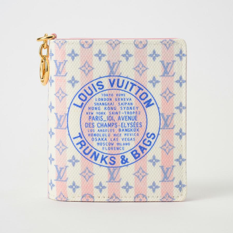 並行輸入 ルイヴィトン 2つ折り財布 LV スタンプ ポケットウォレット・LVチャーム M29058 | LOUIS VUITTON