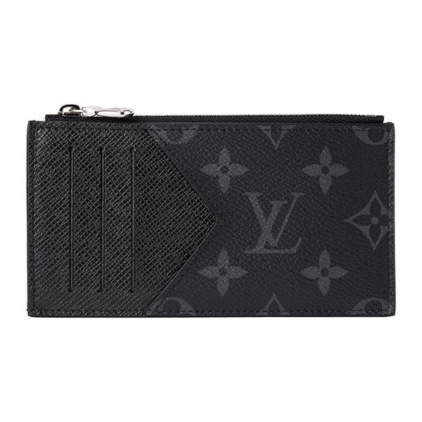 並行輸入 ルイヴィトン カードケース Louis Vuitton タイガラマ コイン カードホルダー M30271メンズ グレー ブラック | LOUIS VUITTON