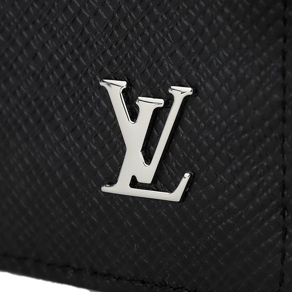 ルイヴィトン　ポルトフォイユブラザ　タイガ　メタリック　ブラック ルイヴィトン財布 長財布 二つ折り ポルトフォイユ・ブラザ