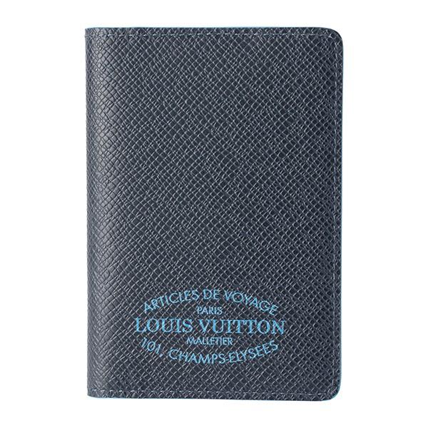 並行輸入 ルイヴィトン  カードケース タイガ M30377 ネイビー 紺 爆買 | LOUIS VUITTON