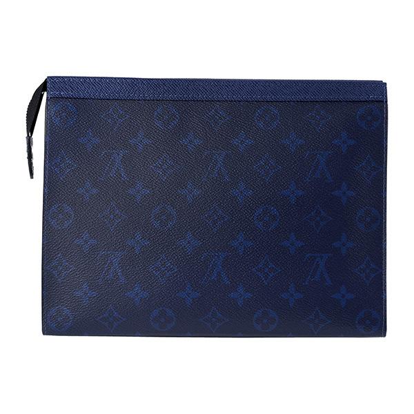 並行輸入 ルイヴィトン クラッチ セカンドバッグ Louis Vuitton タイガラマ ポシェット・ヴォワヤージュ MM M30423メンズ ブルー 青 | LOUIS VUITTON | 01