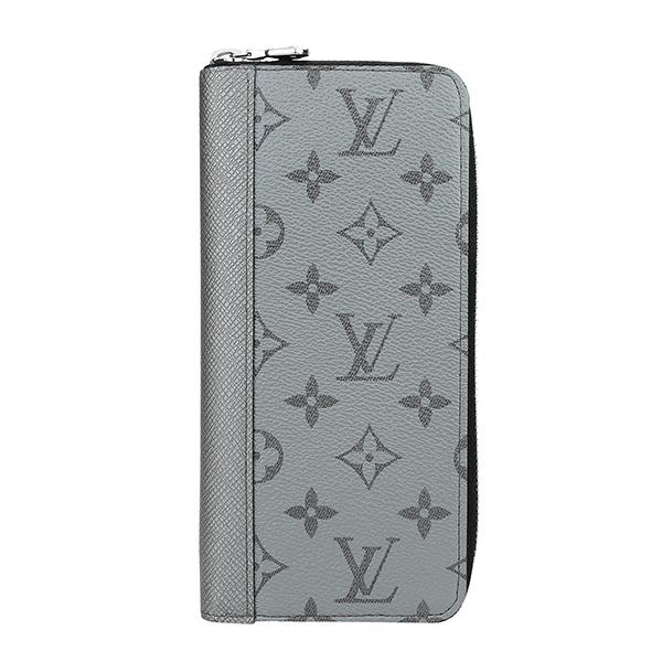 並行輸入 ルイヴィトン 長財布(ラウンドファスナー) Louis Vuitton タイガラマ ジッピーウォレット・ヴェルティカル M30841メンズ シルバー 銀 | LOUIS VUITTON