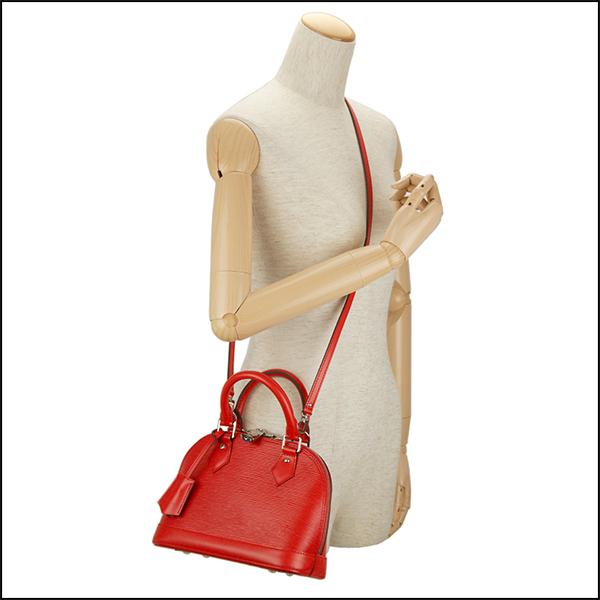 Louis Vuitton ルイヴィトン　赤 エピ　アルマレザー ハンドバッグ 楽天市場】LOUIS VUITTON ルイヴィトン アルマBB M41160