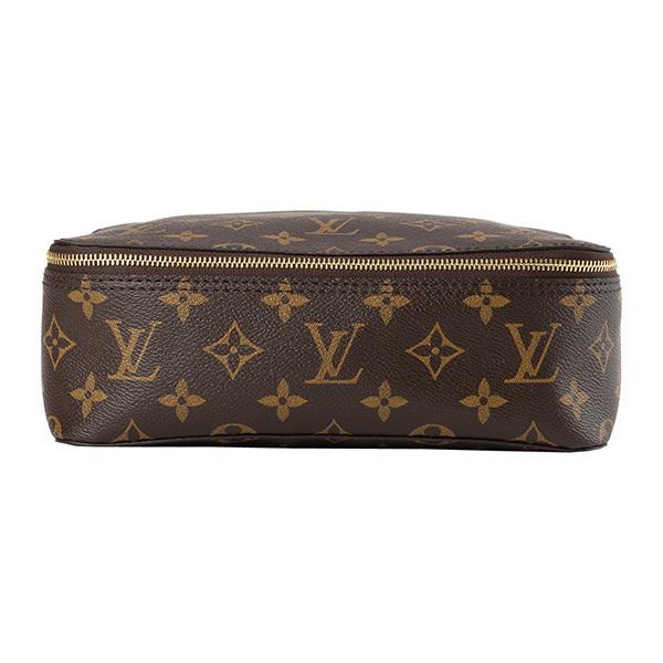 並行輸入 ルイヴィトン ポーチ Louis Vuitton モノグラム キューブ・ドゥ・ランジュモン MM M43689ユニセックス ブラウン 茶 | LOUIS VUITTON