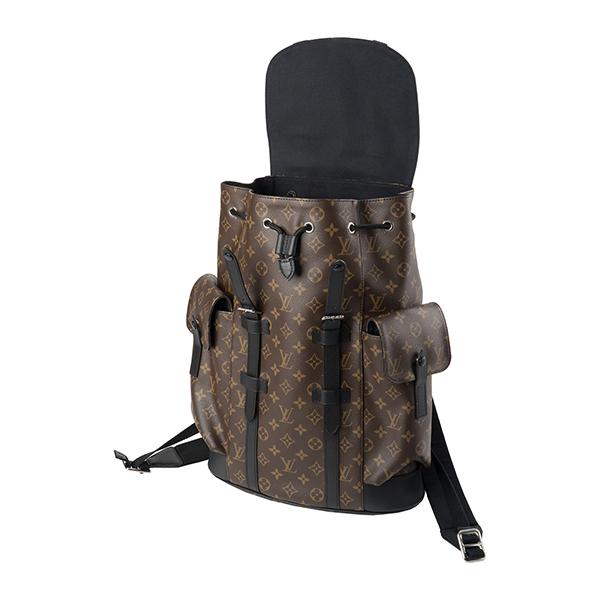 並行輸入 ルイヴィトン リュックサック Louis Vuitton モノグラム・マカサー クリストファー PM M43735メンズ ブラウン 茶 | LOUIS VUITTON | 03