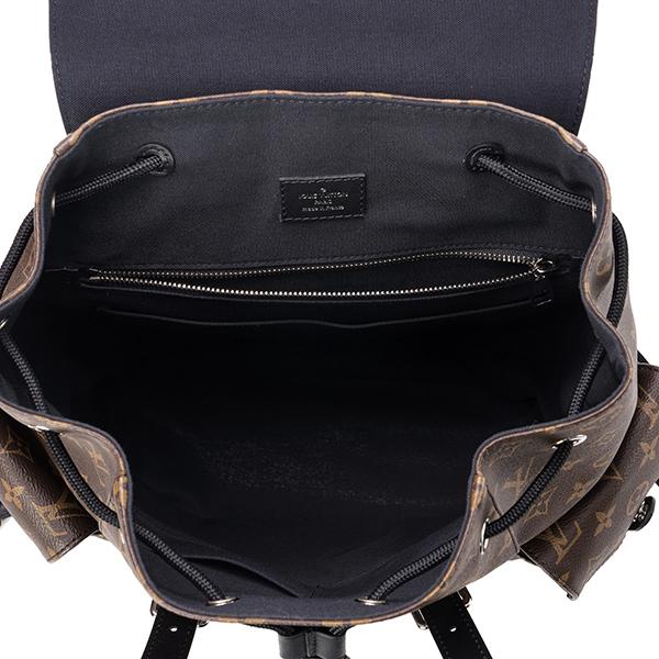並行輸入 ルイヴィトン リュックサック Louis Vuitton モノグラム・マカサー クリストファー PM M43735メンズ ブラウン 茶 | LOUIS VUITTON | 04