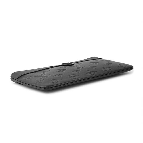 並行輸入 ルイヴィトン  ポーチ モノグラム・シャドウ レザー M44335 ブラック 黒 爆買 | LOUIS VUITTON | 02