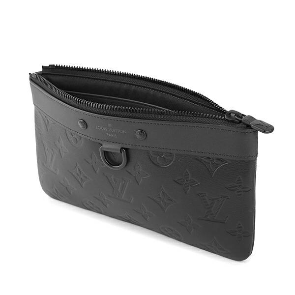 並行輸入 ルイヴィトン  ポーチ モノグラム・シャドウ レザー M44335 ブラック 黒 爆買 | LOUIS VUITTON | 03
