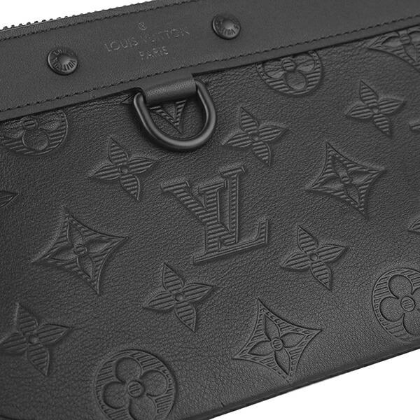 並行輸入 ルイヴィトン  ポーチ モノグラム・シャドウ レザー M44335 ブラック 黒 爆買 | LOUIS VUITTON | 08