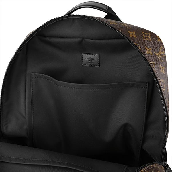 LOUIS VUITTON Monogram Macassar Dean Backpack Brown Black M45335