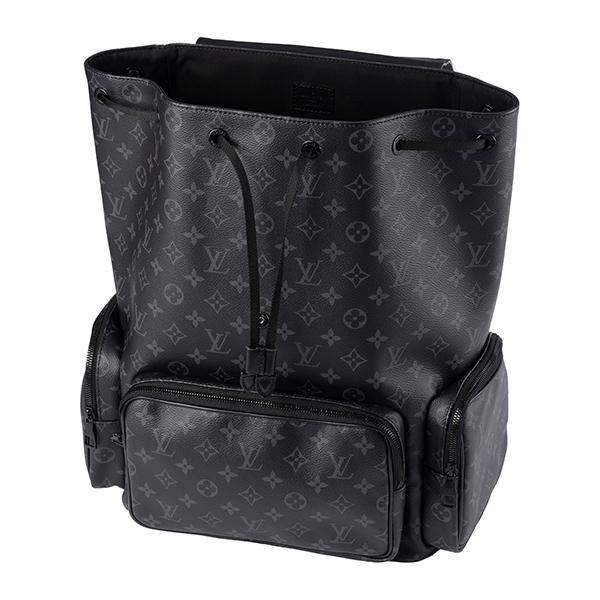 並行輸入 ルイヴィトン リュックサック Louis Vuitton モノグラム・エクリプス トリオ・バックパック M45538メンズ グレー ブラック | LOUIS VUITTON | 03