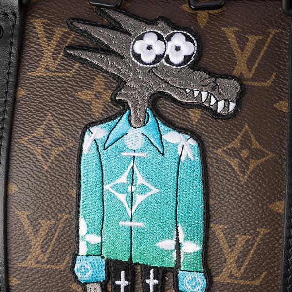 LOUIS VUITTON 並行輸入 ルイヴィトン ボストンバッグ ブラウン 茶