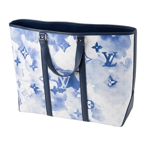 並行輸入 ルイヴィトン  トートバッグ モノグラム・ウォーターカラー M45755 ブルー 青 爆買 | LOUIS VUITTON | 03