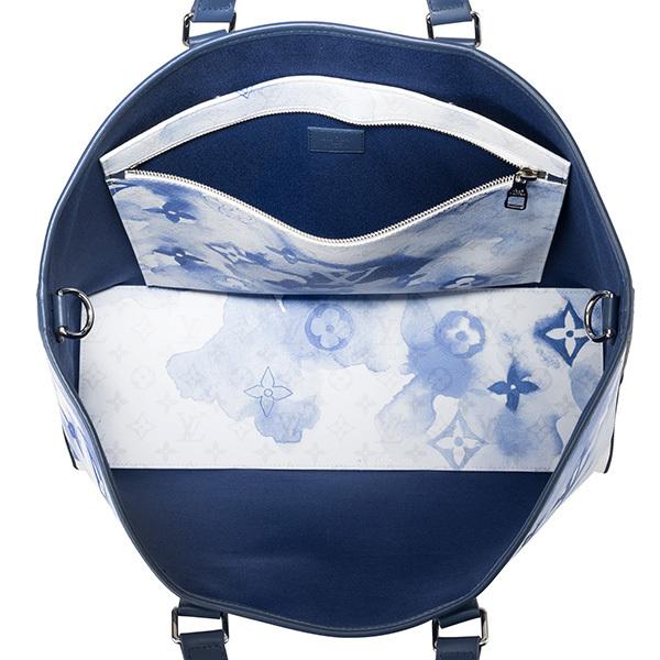 並行輸入 ルイヴィトン  トートバッグ モノグラム・ウォーターカラー M45755 ブルー 青 爆買 | LOUIS VUITTON | 04