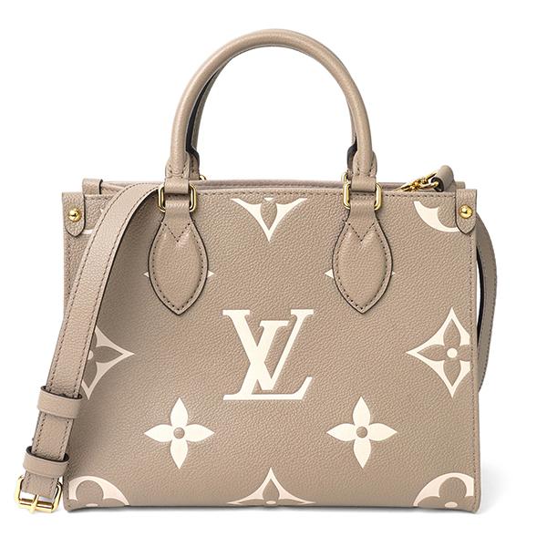 並行輸入 ルイヴィトン トートバッグ Louis Vuitton モノグラム アンプラント オンザゴー PM M45779レディース グレージュ | LOUIS VUITTON