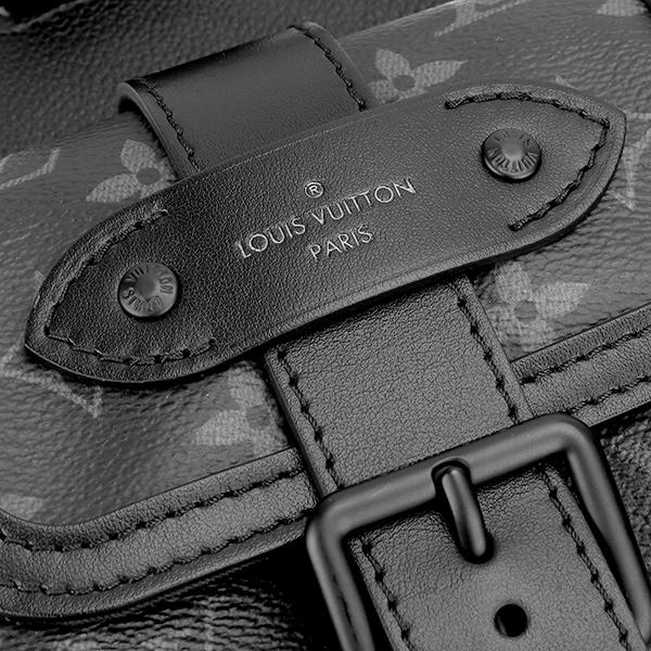 並行輸入 ルイヴィトン ウエストバッグ ボディバッグ Louis Vuitton モノグラム エクリプス ソミュール・スリングバッグ M45912メンズ グレー ブラック 黒 | LOUIS VUITTON | 08