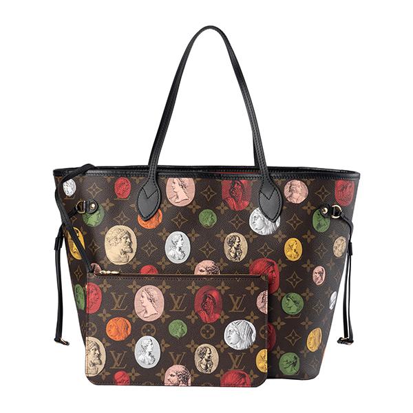 並行輸入 ルイヴィトン トートバッグ Louis Vuitton モノグラム・カメオ ネヴァーフル MM M45923レディース ブラウン 茶 | LOUIS VUITTON | 05