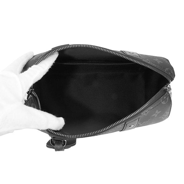 並行輸入 ルイヴィトン ショルダーバッグ Louis Vuitton モノグラム・エクリプス シティ・キーポル M45936メンズ ブラック 黒 グレー | LOUIS VUITTON | 04