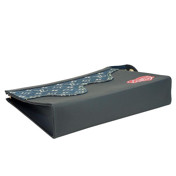 並行輸入 ルイヴィトン クラッチ セカンドバッグ Louis Vuitton モノグラム ドリップ ポシェット・ヴォワヤージュ MM M45961メンズ ブルー 青 | LOUIS VUITTON | 02